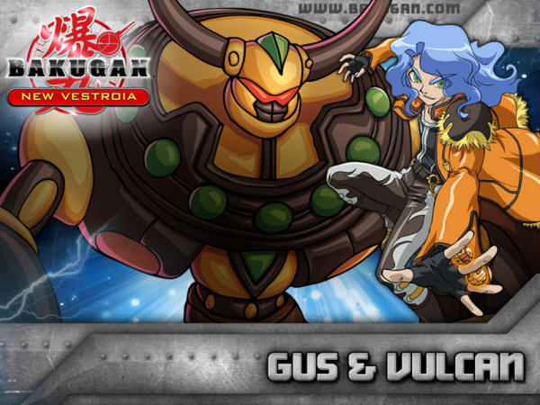 Season 2 Gus and Vulcan Bakugan
