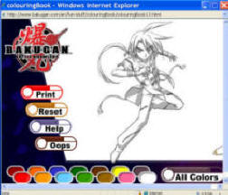 Online Bakugan Coloring Pages