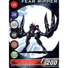 Bakugan Fear Ripper Metal Gate Card