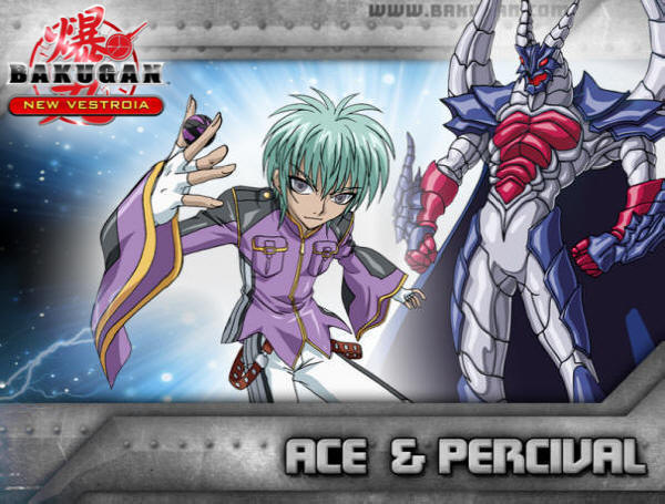 Bakugan New Vestroia Ace and Percival