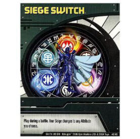 Bakugan Special Ability Card  Siege Switch