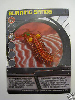 Bakuneon Burning Sands Card