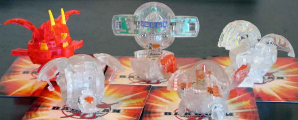 Cool Picture of 4 Clear Bakugan