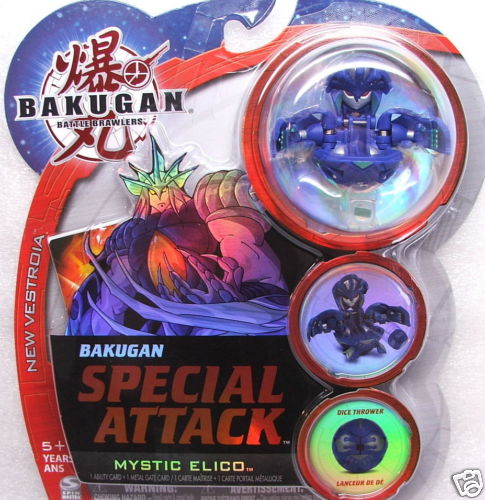 Bakugan Dice Thrower Special Attack Mystic Elico