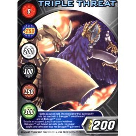 Bakugan Command Card Triple Threat
